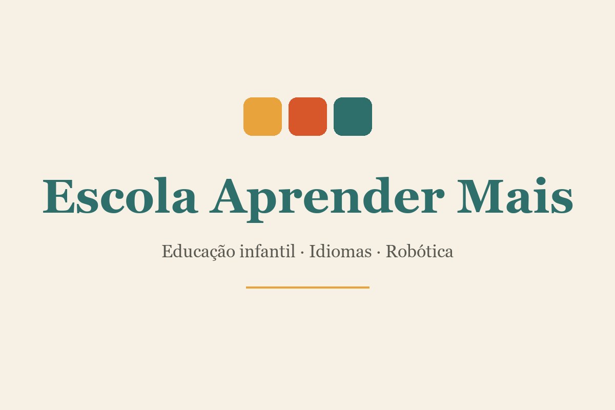 Logotipo de Escola Aprender Mais