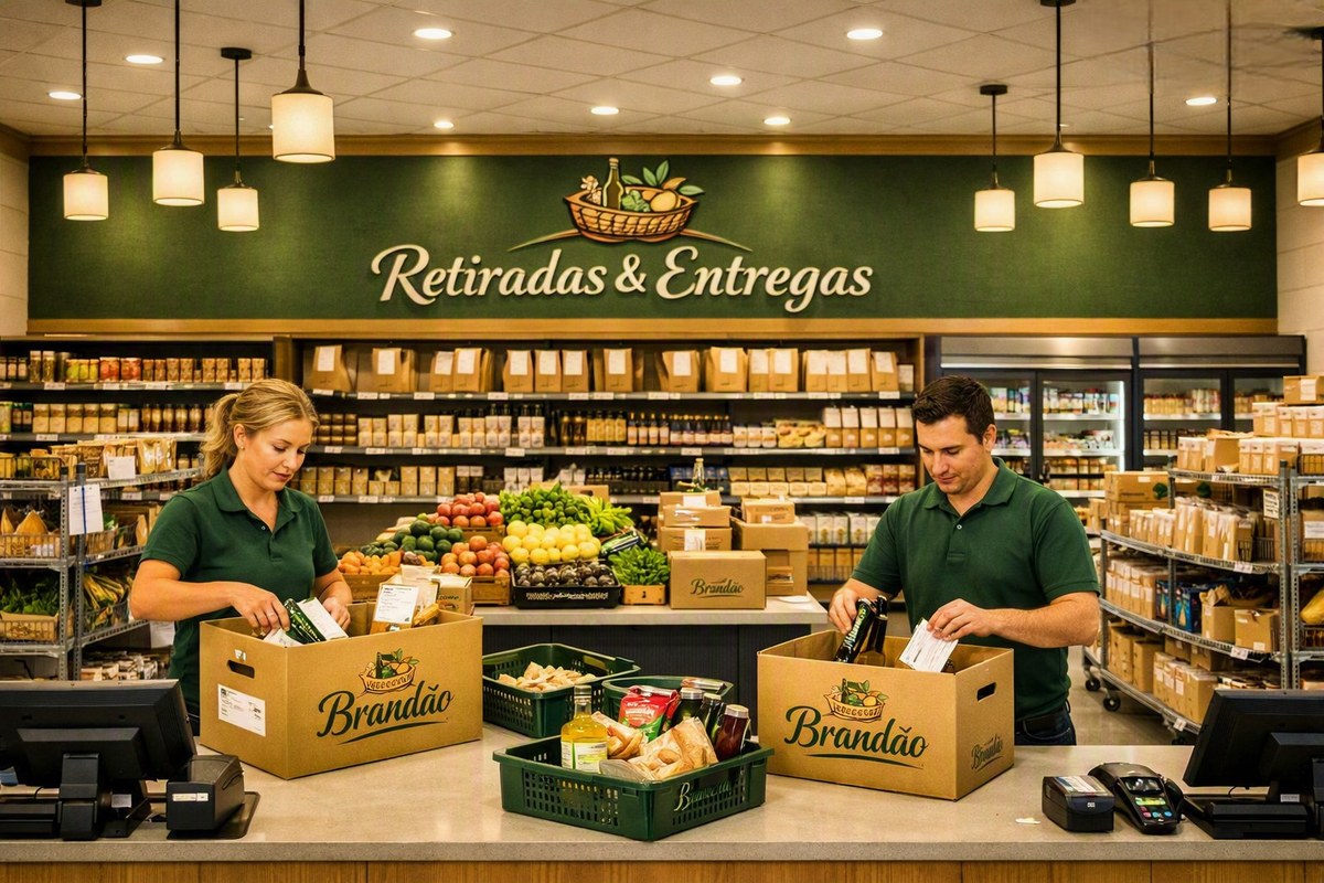 Retiradas e entregas